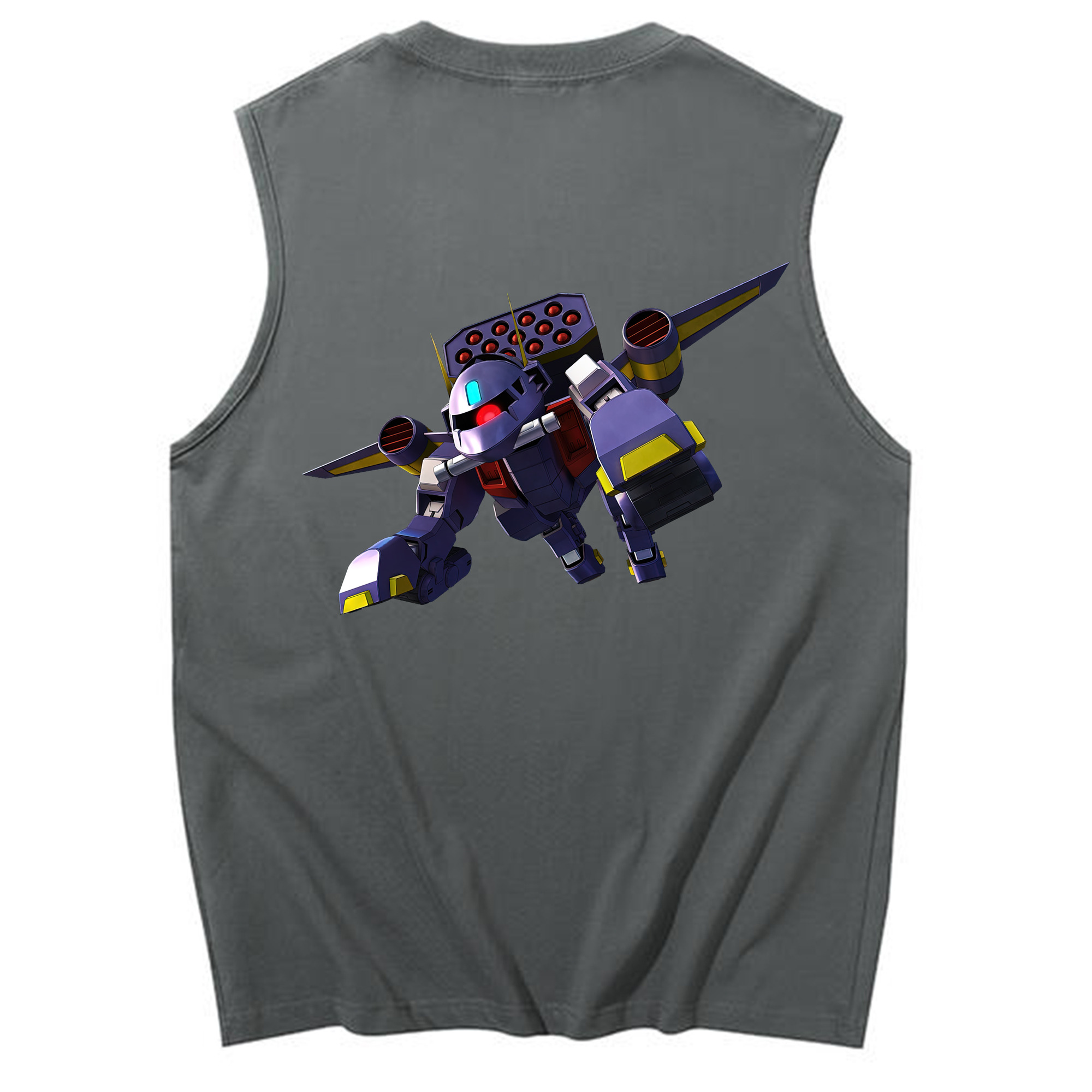 （画像用） 機動戦士ガンダム Mobile Suit Gundam コットン100％タンクトップ（背面プリント）
